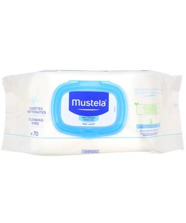 Mustela Baby Cleansing Wipes 70 Wipes