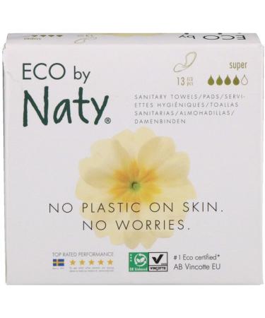 Naty Thin Pads Super 13 Eco Pieces