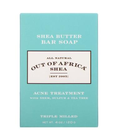 Out of Africa Shea Butter Bar Soap Acne Treatment 4 oz (120 g)