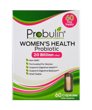 Probulin Women's Health Probiotic 20 Billion CFU 60 Capsules