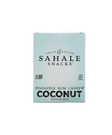 Sahale Snacks Snack Mix Pineapple Rum Cashew Coconut 7 Packs 1.5 oz (42.5 g) Each