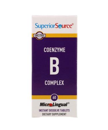 Superior Source CoEnzyme B Complex 60 Instant Dissolve Tablets