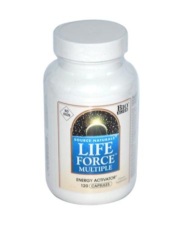 Source Naturals Life Force Multiple No Iron 120 Capsules