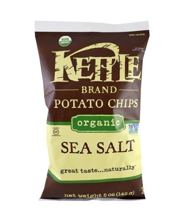 Kettle Foods Organic Potato Chips Sea Salt 5 oz (142 g)