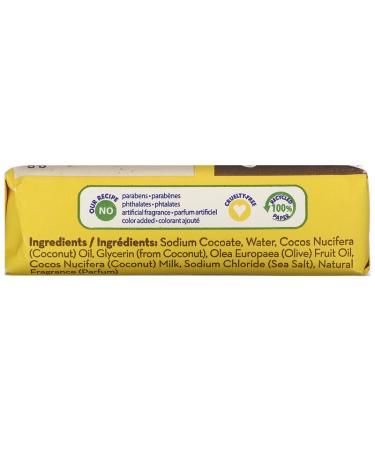 Kiss My Face Coconut Milk Soap - Coconut Citrus 5 oz | Natural Moisturizing Cleanser - Buy Online on GoSupps.com