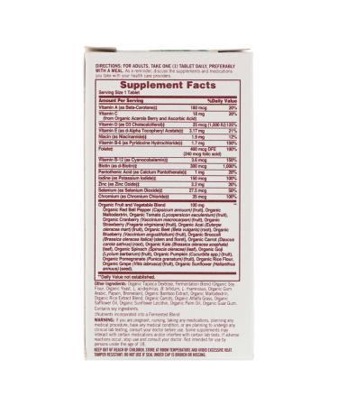 Sundown Organics Well Women's Multivitamin - Once Daily 30 Tablets | Natural Supplements for Women's Health - Buy Online on GoSupps.com