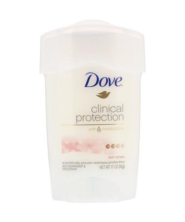 Dove Clinical Protection Prescription Strength Anti-Perspirant Deodorant Skin Renew 1.7 oz (48 g)