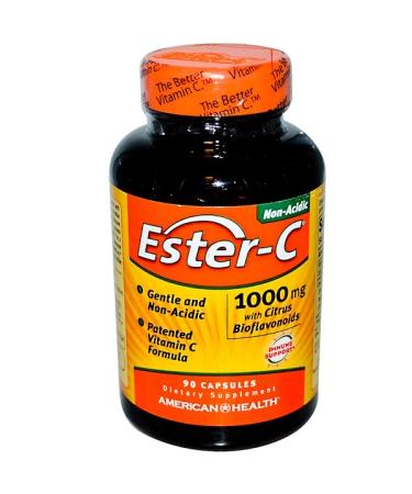 American Health Ester-C with Citrus Bioflavonoids 1000 mg 90 Capsules