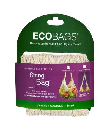 ECOBAGS Market Collection String Bag Tote Handle 10 in Natural 1 Bag