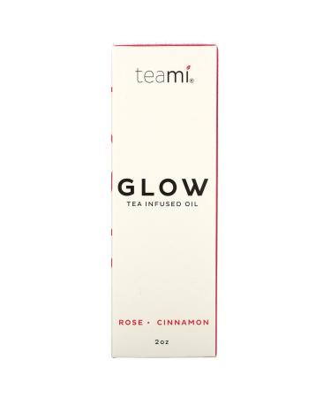 Teami Glow Tea Facial Oil - Rose & Cinnamon 2 oz | Radiant Skin Booster - Buy Online on GoSupps.com