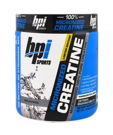 BPI Sports Micronized Creatine Limited Edition Unflavored 10.58 oz (300 g)
