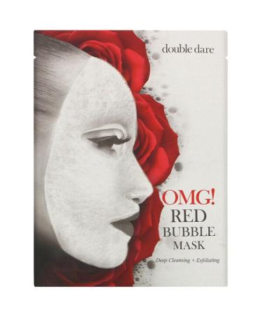 Double Dare Red Bubble Beauty Mask 1 Sheet 0.71 oz (20 g)