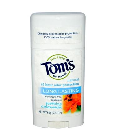 Tom's of Maine Natural Long Lasting Deodorant Aluminum-Free Soothing Calendula 2.25 oz (64 g)