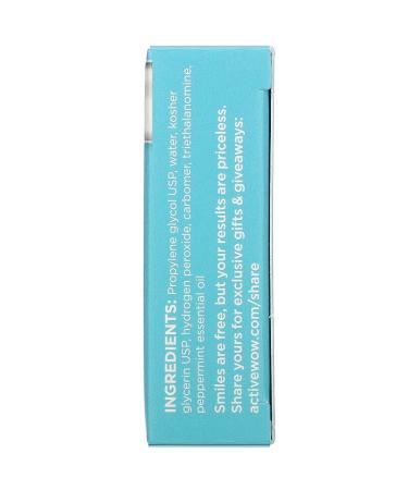 Active Wow 24K White Teeth Whitening Pen with Mint Oil - Easy AF - 0.09 fl oz - Buy Online on GoSupps.com