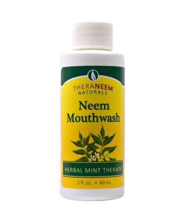 Organix South TheraNeem Naturals Herbal Mint Therapé Neem Mouthwash 2 fl oz (60 ml)