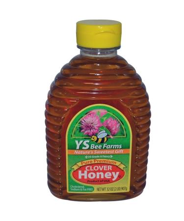 Y.S. Eco Bee Farms Pure Premium Clover Honey 32 oz (2 lb) 907 g
