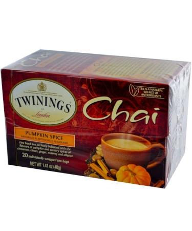 Twinings Chai Pumpkin Spice 20 Tea Bags 1.41 oz (40 g)