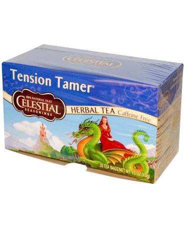 Celestial Seasonings Herbal Tea Tension Tamer Caffeine Free 20 Tea Bags 1.5 oz (43 g)