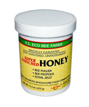 Y.S. Eco Bee Farms Super Enriched Honey 11.4 oz (323 g)