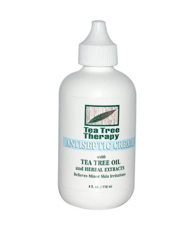 Tea Tree Therapy Antiseptic Cream with Tea Tree Oil and Herbal Extracts 4 fl oz (118 ml)