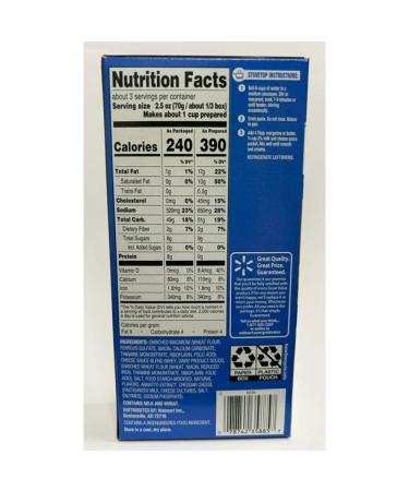 Great Value Original Macaroni & Cheese - 7.25 Oz - Buy Online on GoSupps.com