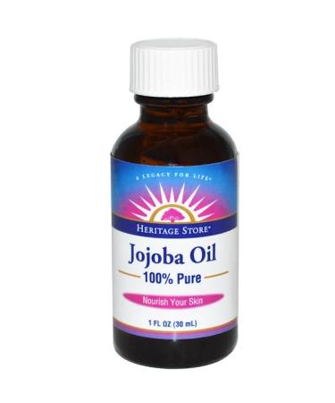 Heritage Store 100% Pure Jojoba Oil 1 fl oz (30 ml)