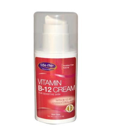 Life-flo Vitamin B-12 Cream 4 oz (113.4 g)