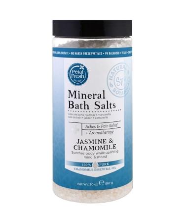 Petal Fresh Pure Mineral Bath Salts Jasmine & Chamomile 1.25 lbs (567 g)