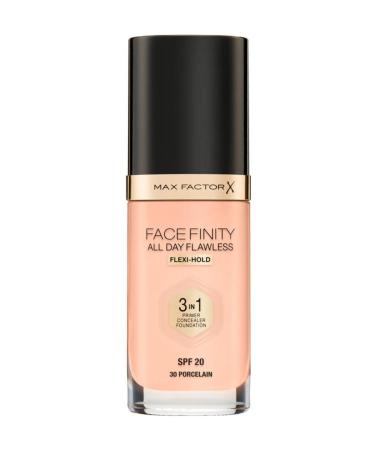 Max Factor Facefinity 3in1 Concealer Smoothing Foundation Spf 20 No: 30 Porcelain
