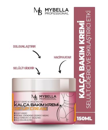 MY Bella Cosmetics My Bella Hip Firming and Lifting Effective Anti-Cellulite Cream 150 Ml