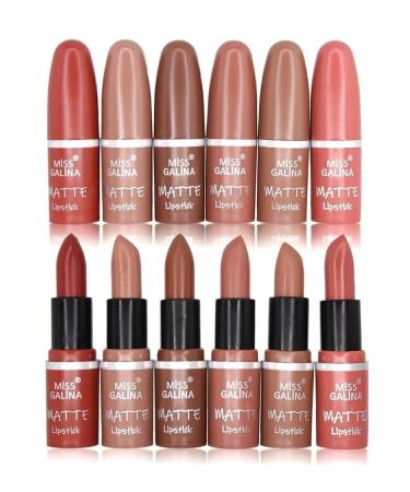 Meyras Touch Miss Galina Matte 6-Piece Lipstick Set A Series