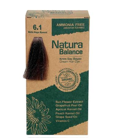 NATURABALANCE Hair Dye - Organic Certified Ash Dark Blonde 6.1 8699367128018