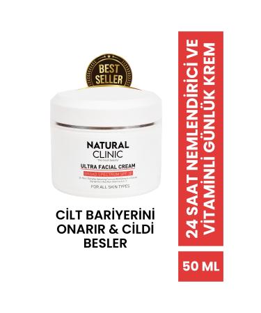 NATURAL CLINIC Ultra Facial 24 Hour Moisturizing and Vitamin Daily Cream - Spf30 50 ml