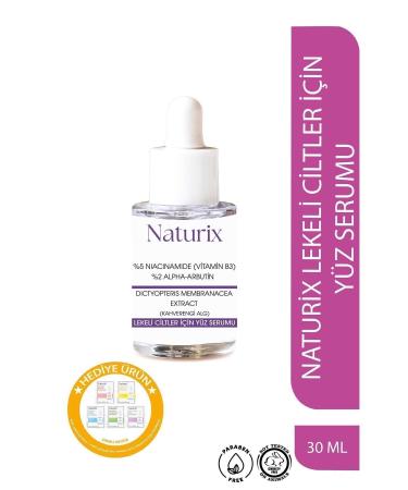 Naturix Anti-Blemish Face Serum 5% Niacinamide 2% Alpha-arbutin 30 ml