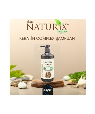 Naturix Damaged Hair Salt-Free Shampoo Keratin Shampoo Keratin Shampoo 600 Ml