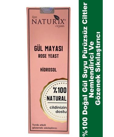 Naturix Natural Anti-Acne Rose Yeast Revitalizing and Pore Tightening Rose Water 250ml