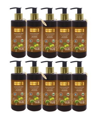 Naturix 10-Piece Set Olive Oil Cream 250 ml Intensive Moisturizing Skin Care Cream Moisture Line Care