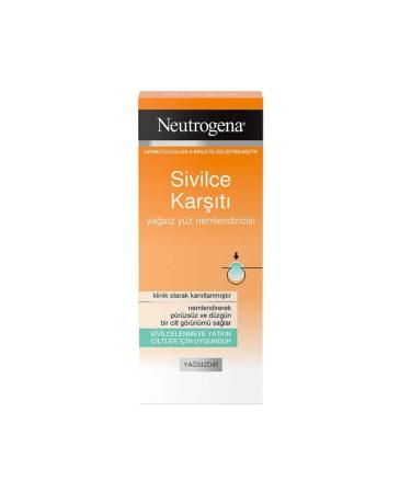 Neutrogena Anti-Acne Oil-Free Facial Moisturizer 50 Ml
