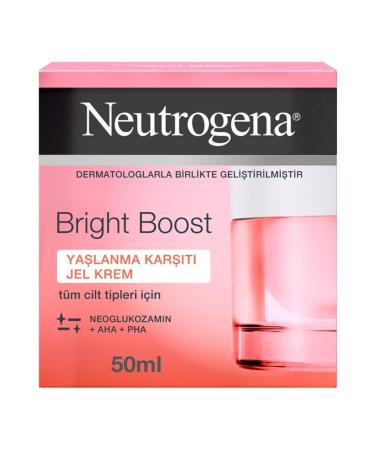 Neutrogena Bright Boost Anti-Aging and Rejuvenating Gel Cream 50 Ml DK r n98