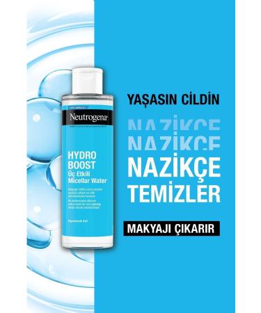 Neutrogena Hydro Boost Triple Action Micellar Water Make-Up Remover 400 ml - Buy Online on GoSupps.com