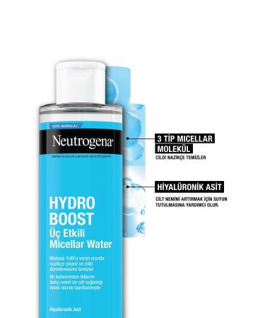 Neutrogena Hydro Boost Triple Action Micellar Water Make-Up Remover 400 ml - Buy Online on GoSupps.com