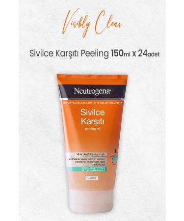 Neutrogena Visibly Clear Anti-Acne Peeling 150 ml X 24 Pcs