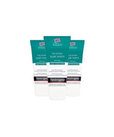 Neutrogena Norwegian Formula Fast Absorbing Foot Cream 100 Ml X 3
