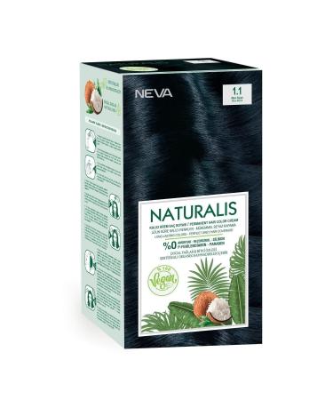 NEVA COSMETICS Naturalis Hair Dye 1.1 Blue Black 0 Vegan