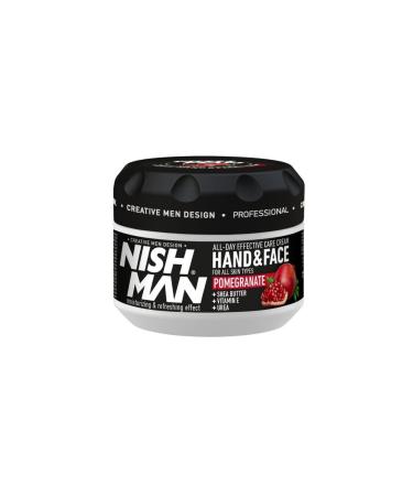 NISHMAN Skin Care Cream / For Hand and Face / Pomegranate Extract / Shea Butter Supported 300 Ml