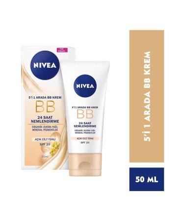 NIVEA BB Cream 24 Hour Moisture + Shine Light Tone 50 ml