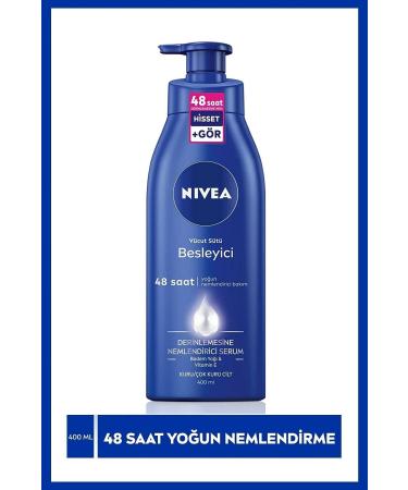 NIVEA Body Milk Nourishing 400ml Dry Skin 48 Hour Moisturizing Body Lotion-Naturals Beauty--
