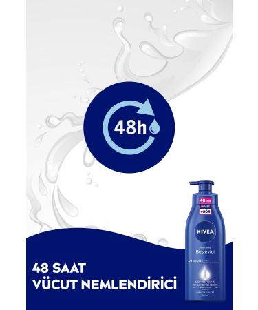 NIVEA Body Milk Nourishing 400ml Dry Skin 48 Hour Moisturizing Body Lotion-Naturals Beauty-- - Buy Online on GoSupps.com