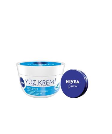 NIVEA Creme Moisturizing Cream 30ml and Nourishing Face Care Cream 100ml Does Not Leave an Oily Feeling
