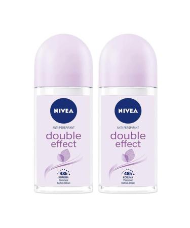 NIVEA Double Effect 50 ml Women Roll-on 2 Pieces 4224221597